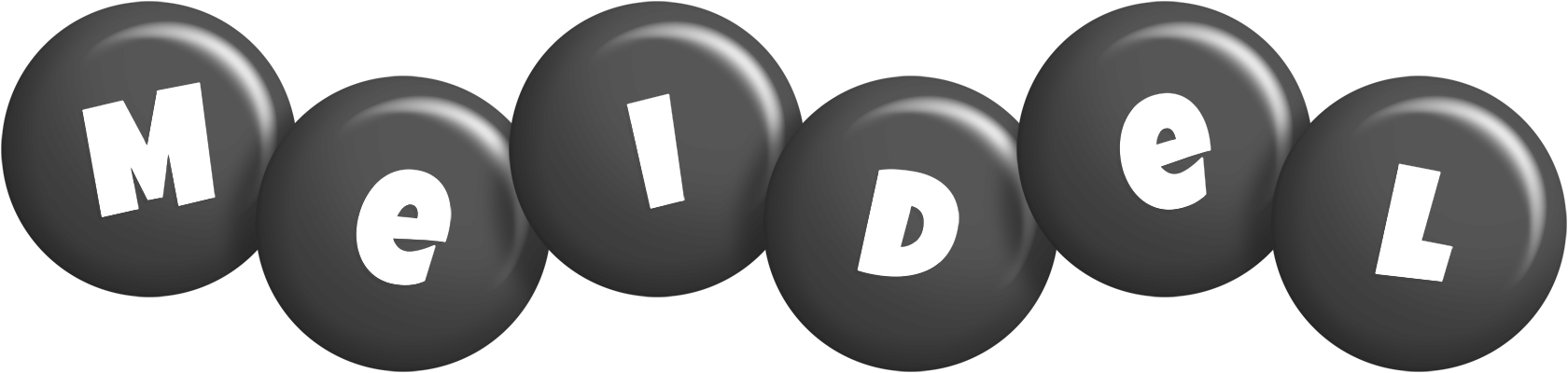 Meidel candy-black logo
