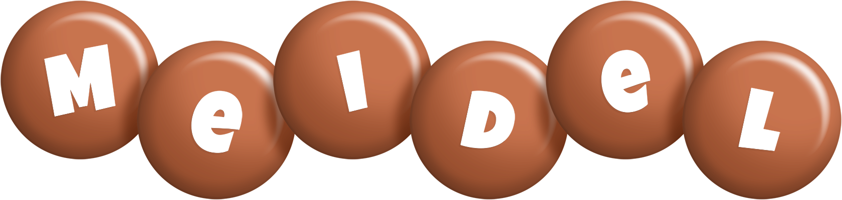 Meidel candy-brown logo