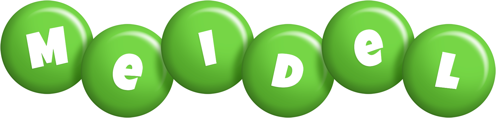 Meidel candy-green logo