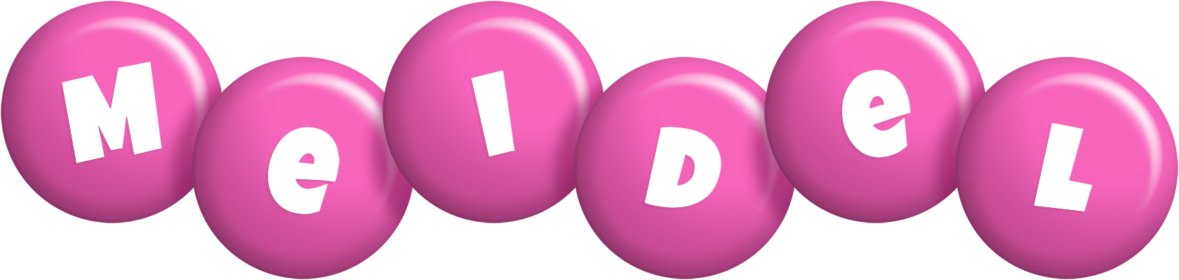 Meidel candy-pink logo