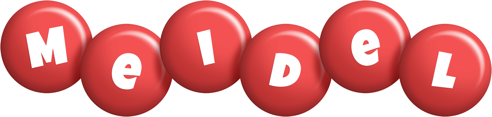 Meidel candy-red logo