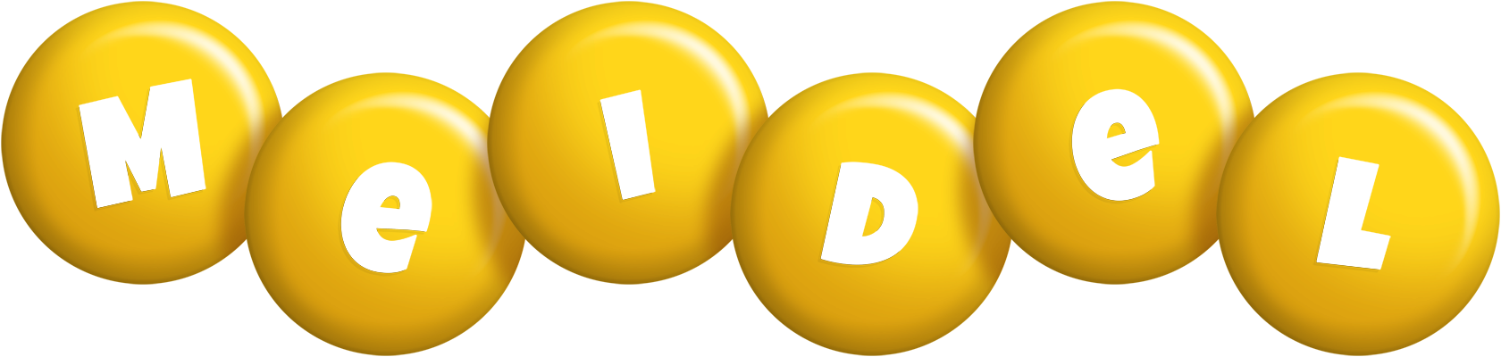 Meidel candy-yellow logo
