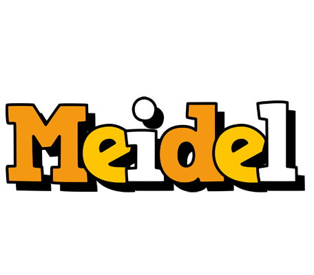 Meidel cartoon logo