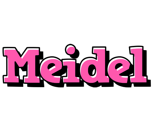 Meidel girlish logo
