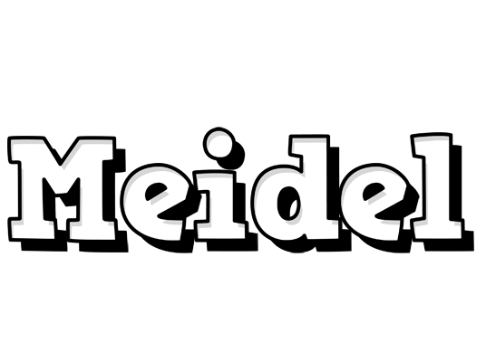 Meidel snowing logo