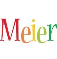 Meier birthday logo