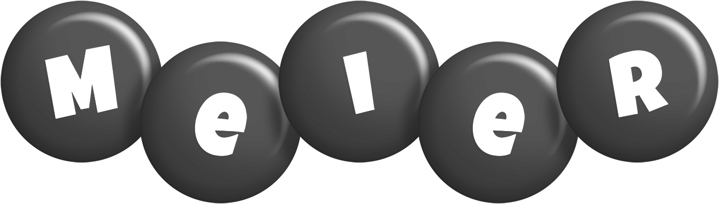 Meier candy-black logo