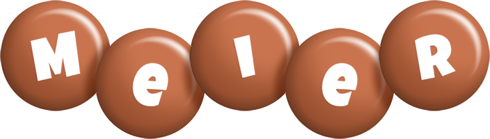 Meier candy-brown logo