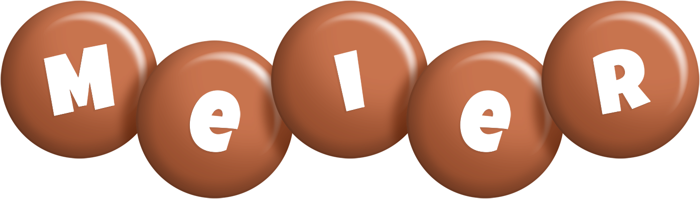 Meier candy-brown logo