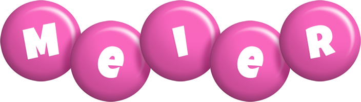 Meier candy-pink logo