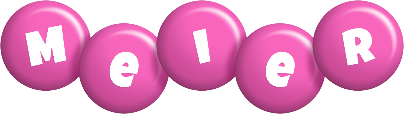 Meier candy-pink logo