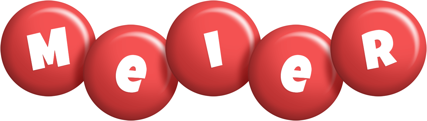 Meier candy-red logo