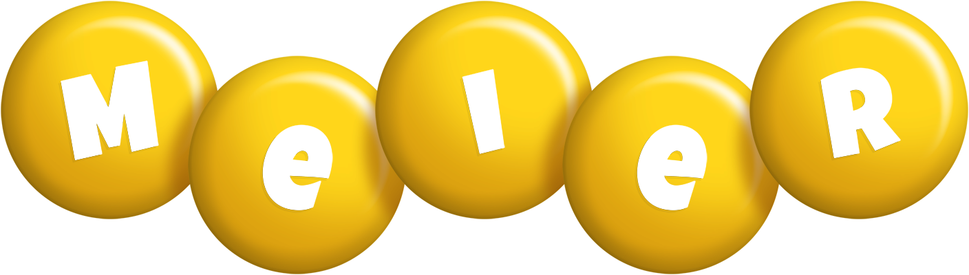Meier candy-yellow logo
