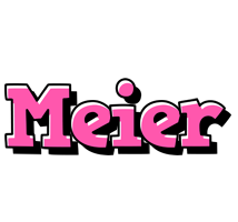 Meier girlish logo