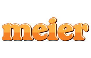 Meier orange logo