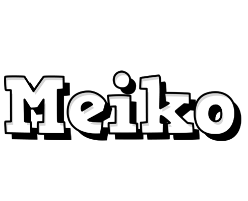 Meiko snowing logo