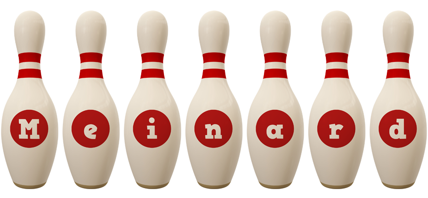 Meinard bowling-pin logo