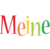Meine birthday logo