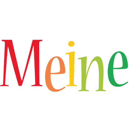 Meine birthday logo