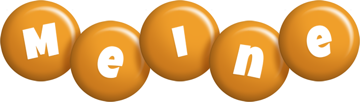 Meine candy-orange logo