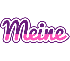 Meine cheerful logo