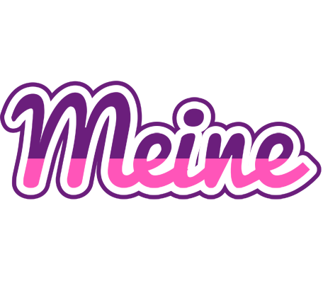 Meine cheerful logo