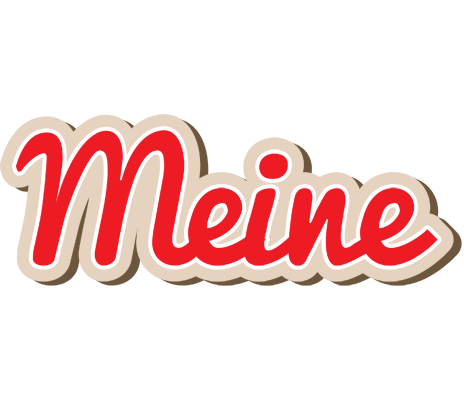 Meine chocolate logo