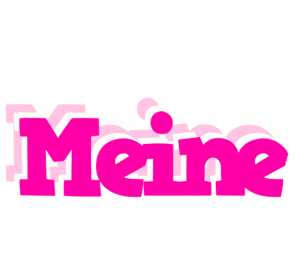 Meine dancing logo