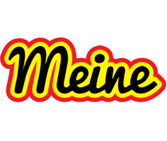 Meine flaming logo