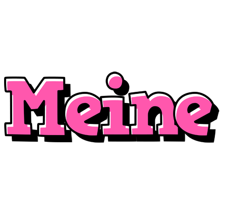 Meine girlish logo