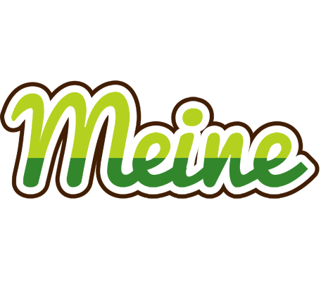 Meine golfing logo