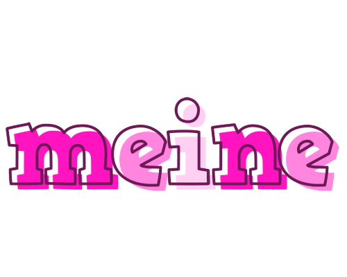 Meine hello logo