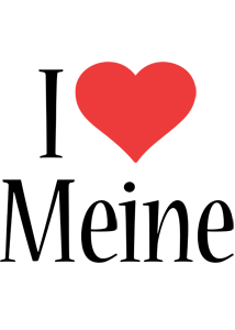 Meine i-love logo