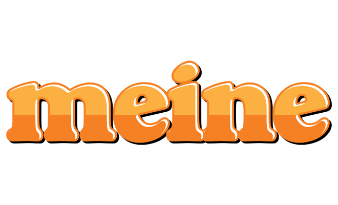 Meine orange logo