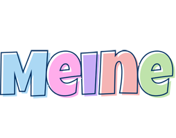 Meine pastel logo
