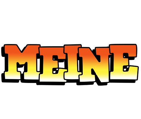Meine sunset logo