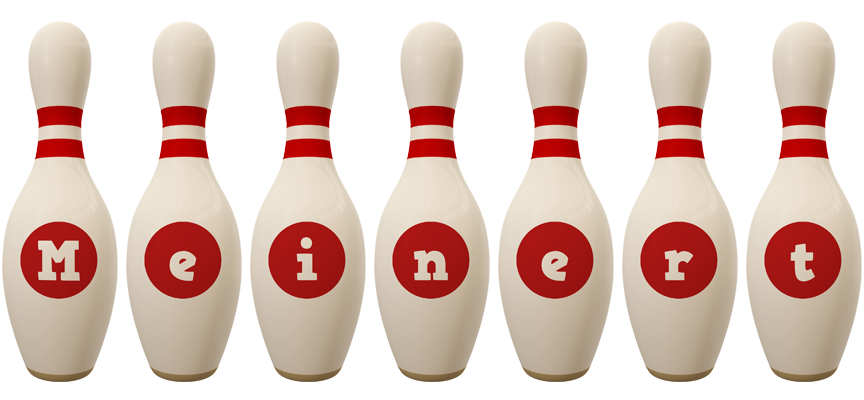 Meinert bowling-pin logo