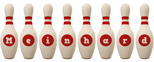 Meinhard bowling-pin logo