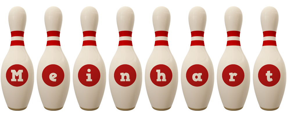 Meinhart bowling-pin logo