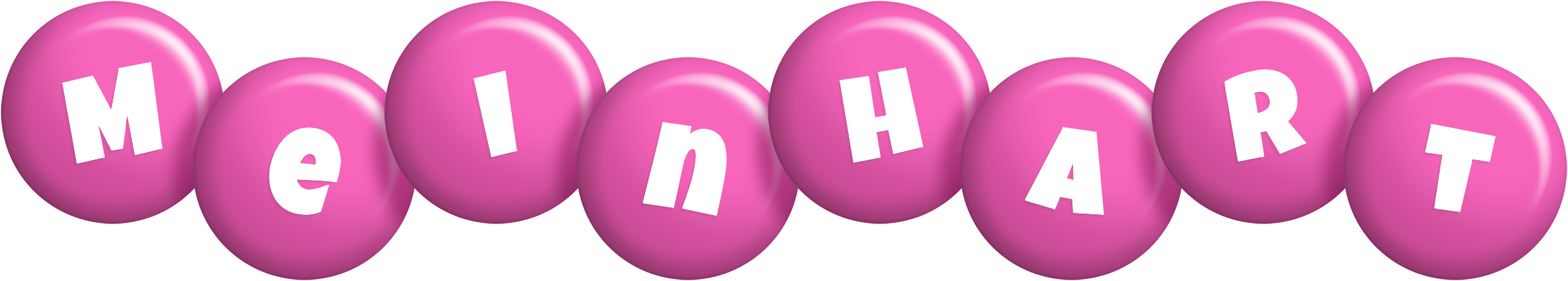 Meinhart candy-pink logo