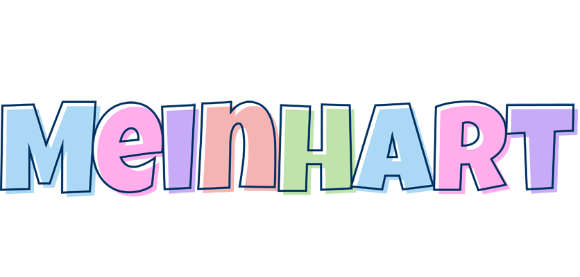Meinhart pastel logo