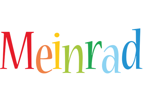 Meinrad birthday logo