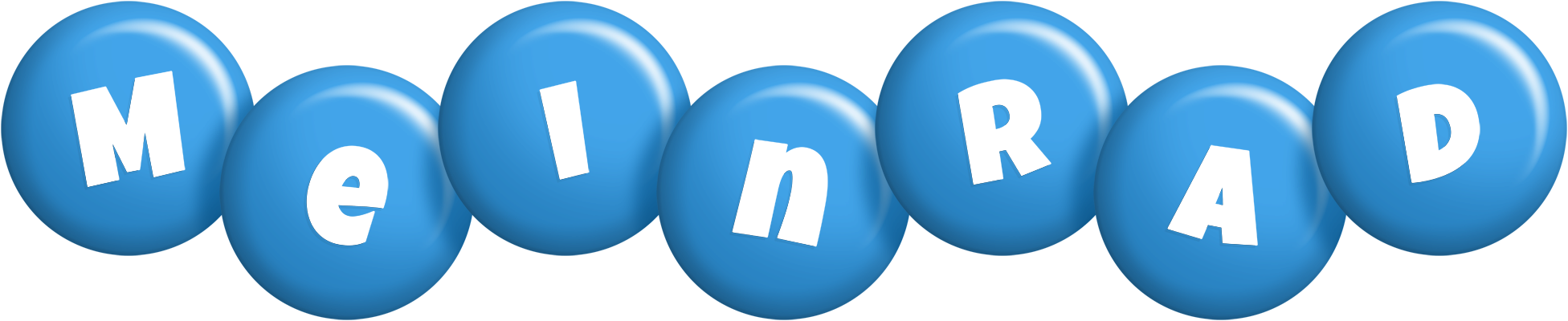 Meinrad candy-blue logo