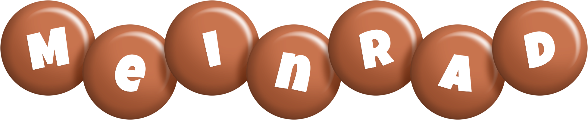 Meinrad candy-brown logo
