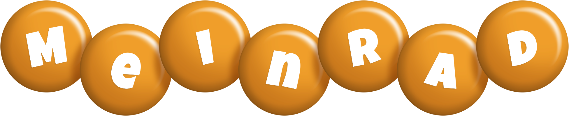 Meinrad candy-orange logo