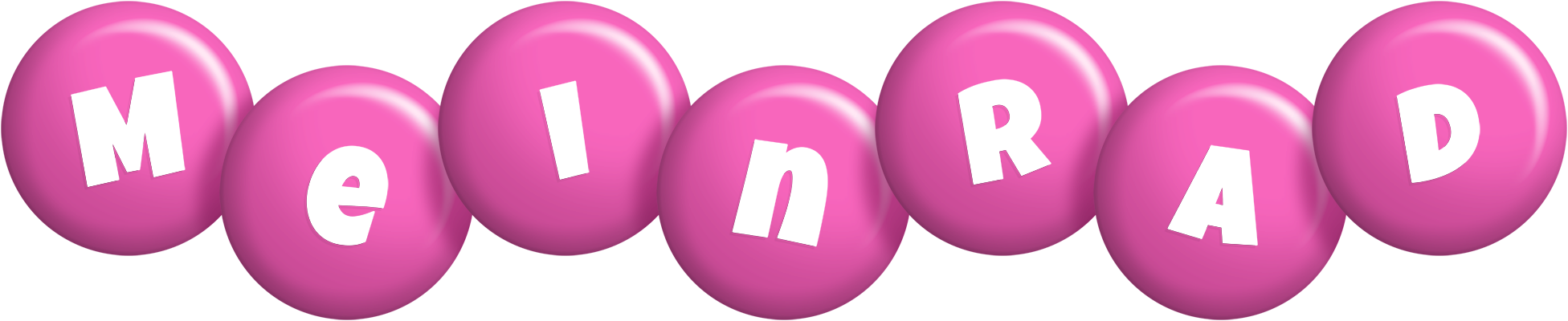 Meinrad candy-pink logo