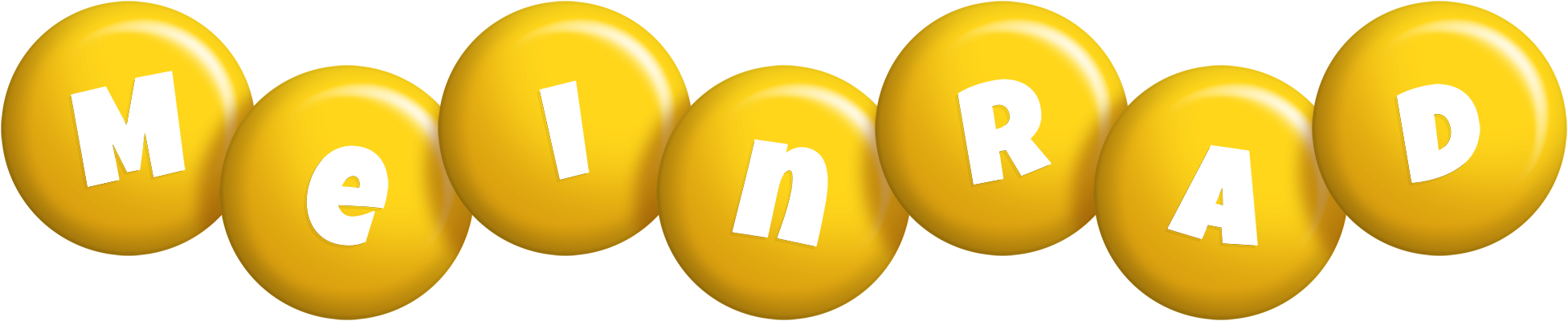 Meinrad candy-yellow logo