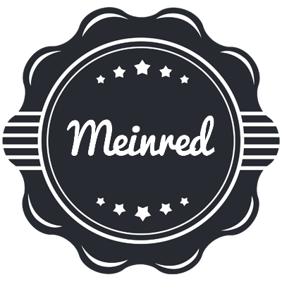Meinred badge logo