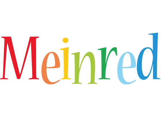 Meinred birthday logo