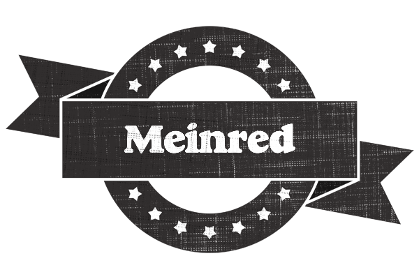 Meinred grunge logo